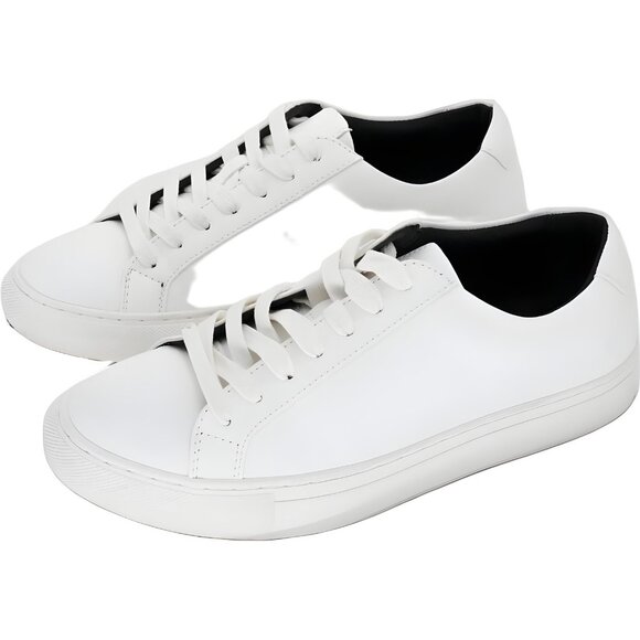 Alfani Grayson White Lace-Up Men's Sneakers - Size 7.5 - Picture 2 of 6